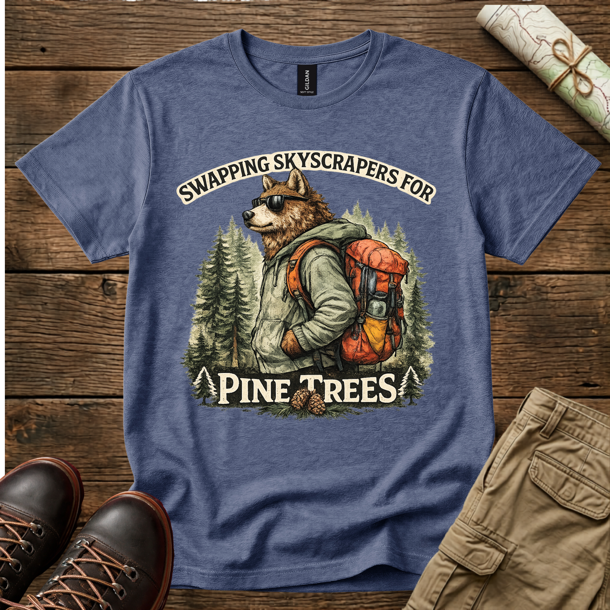 Swapping Skyscrapers For Pine Trees T-Shirt