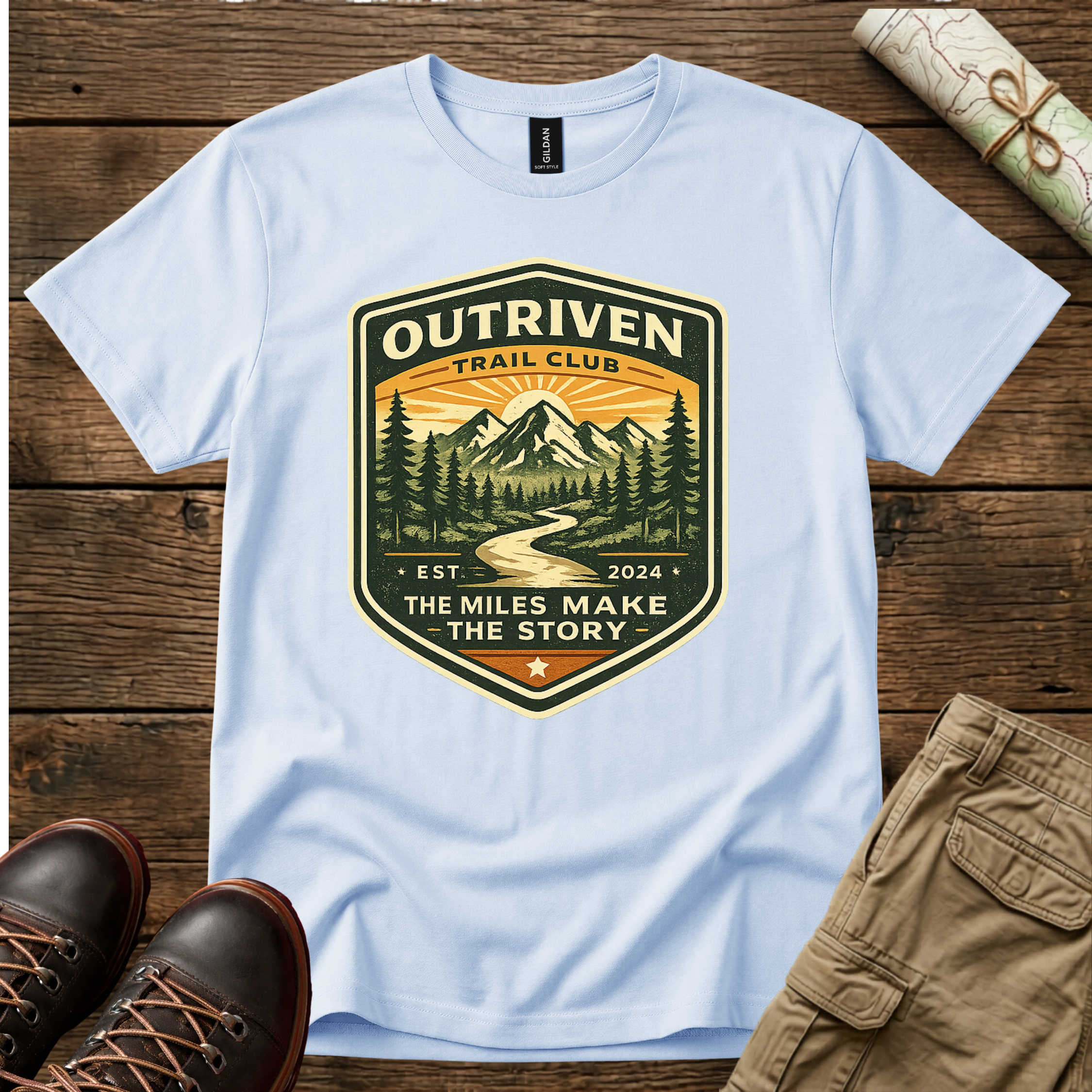 Outriven Explorer Badge T-Shirt