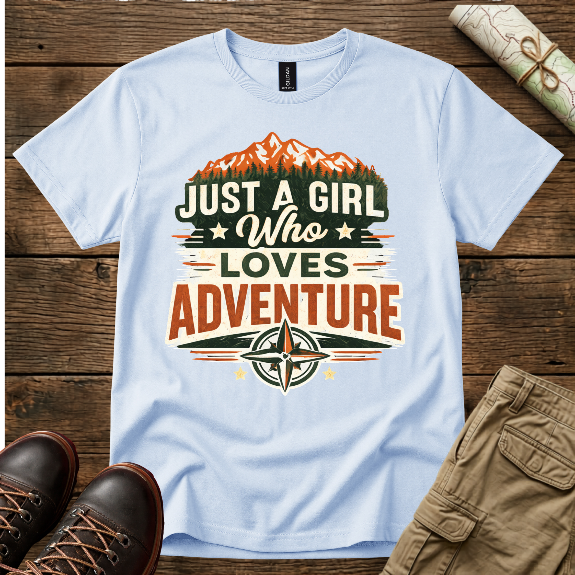 Just A Girl Who Loves Adventure T-Shirt