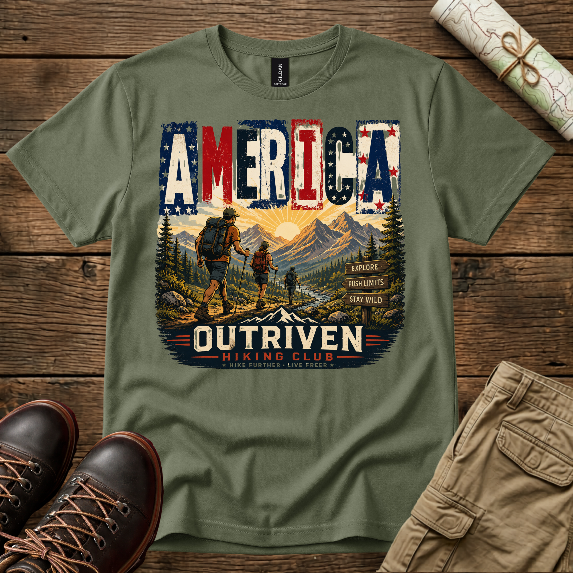 America Outriven T-Shirt