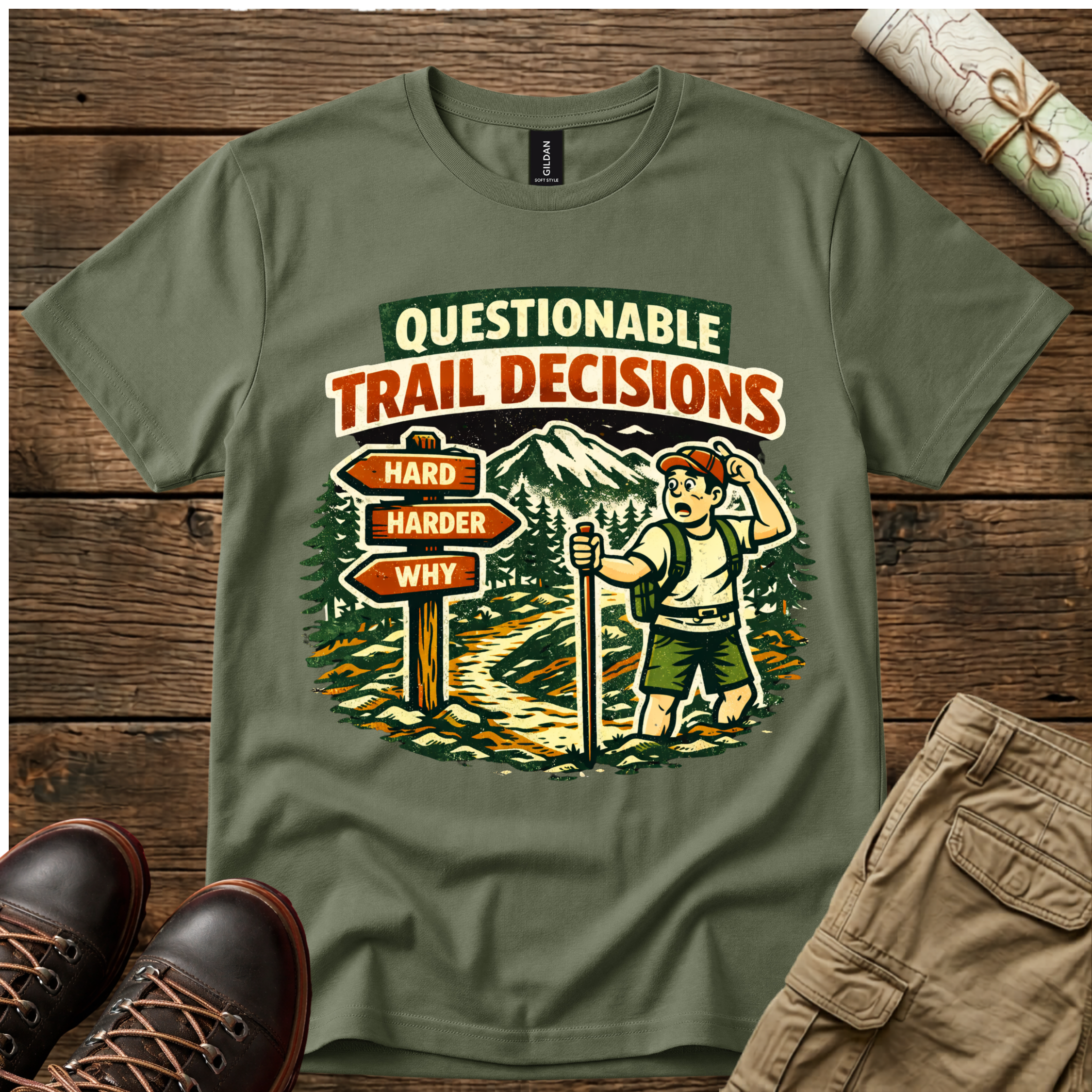 Questionable Trail Decisions T-Shirt