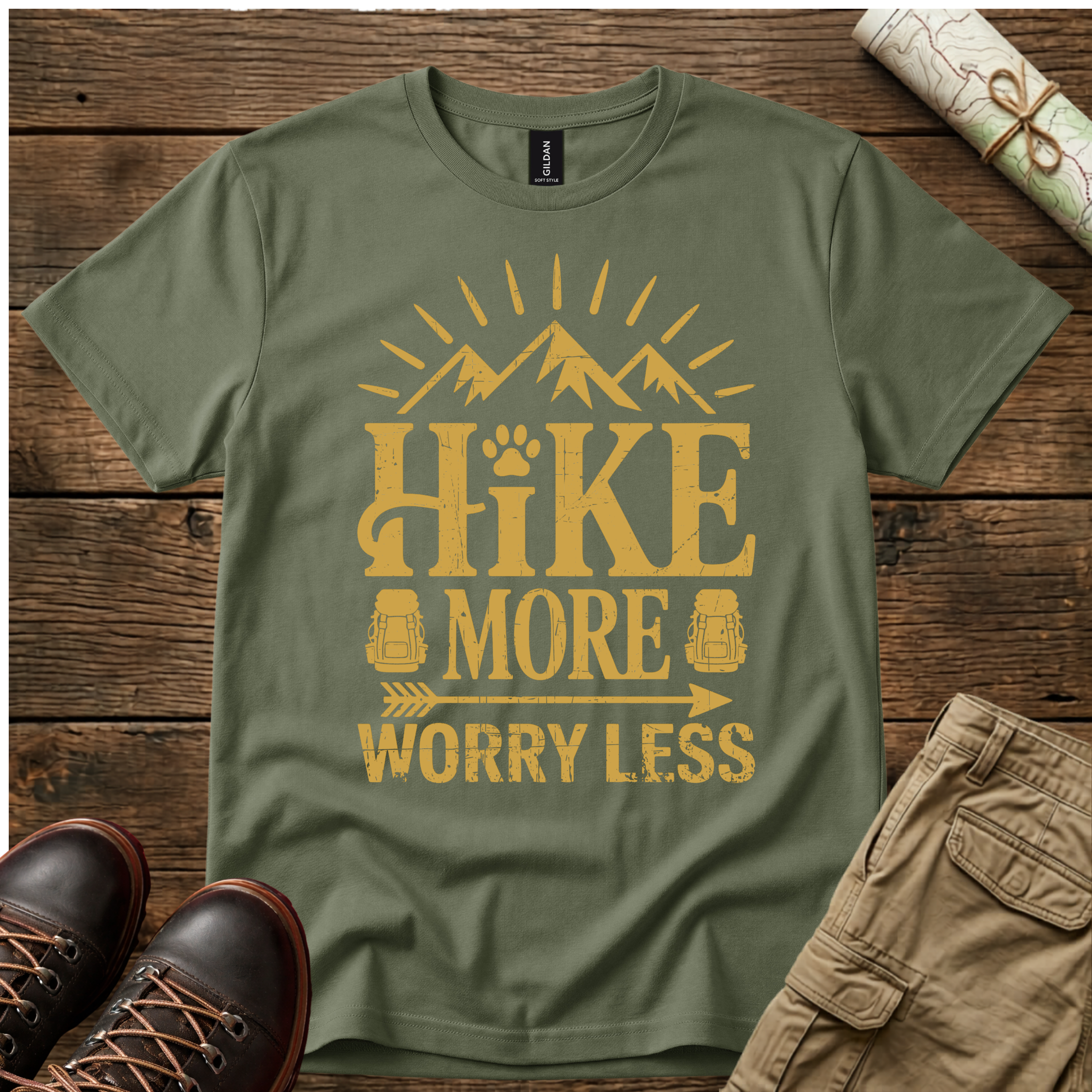 Hike More Worry Less T-Shirt