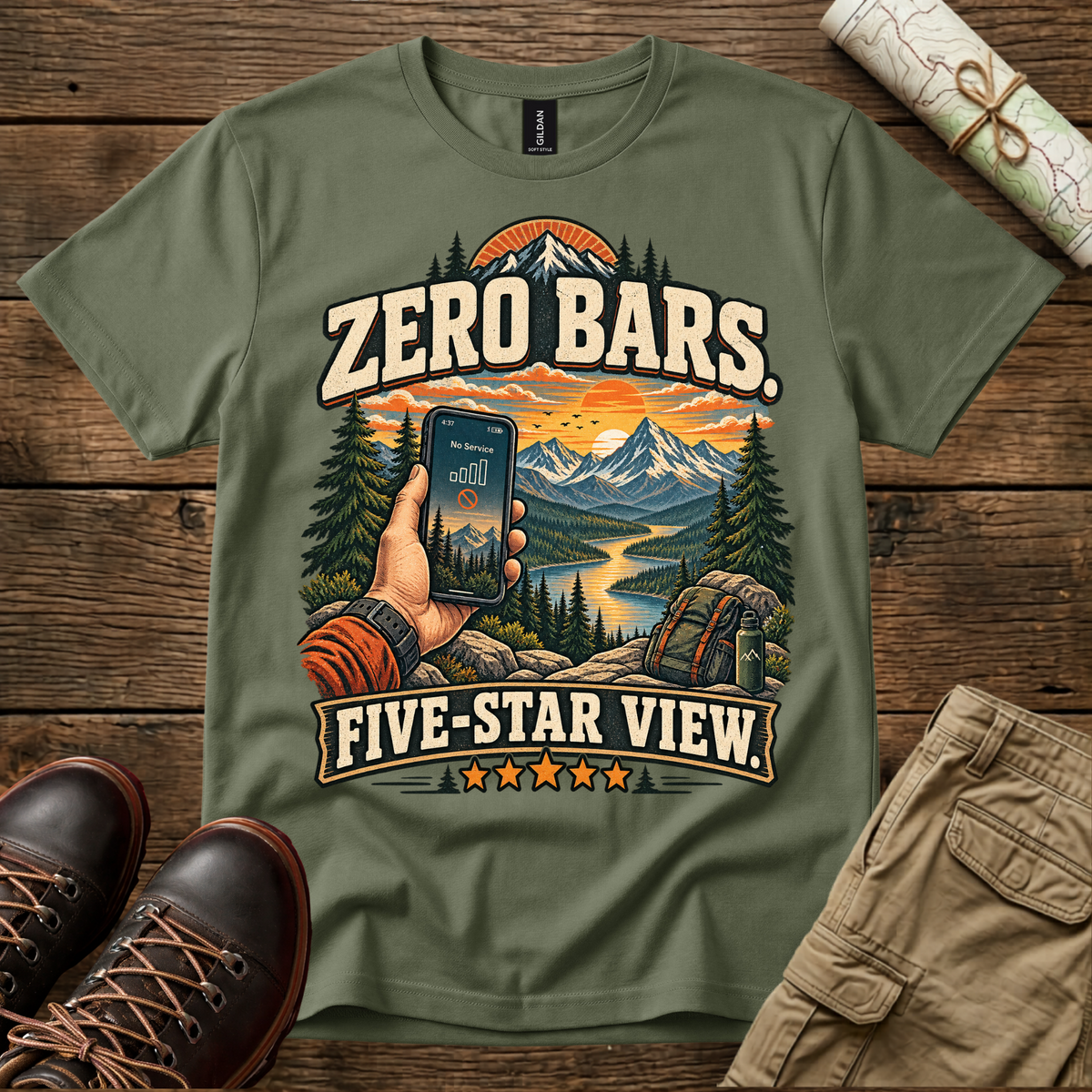 Zero Bars Scenic T-Shirt