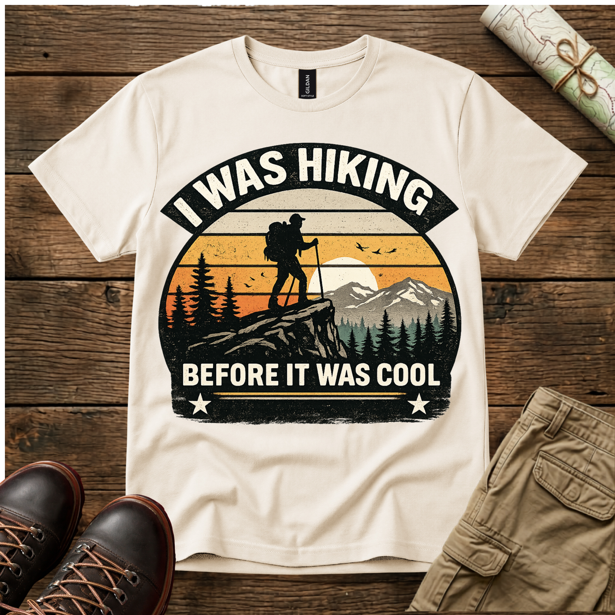 I Was Hiking Before It Was Cool T-Shirt