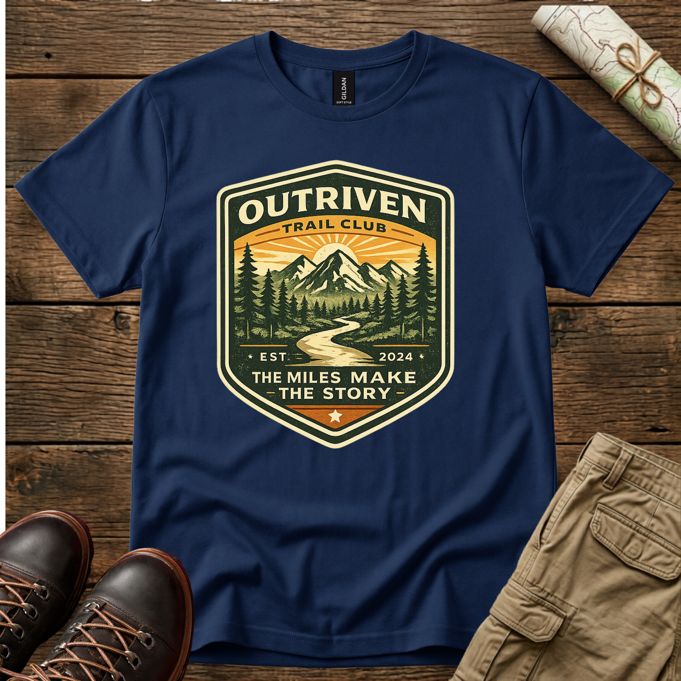 Outriven Explorer Badge T-Shirt