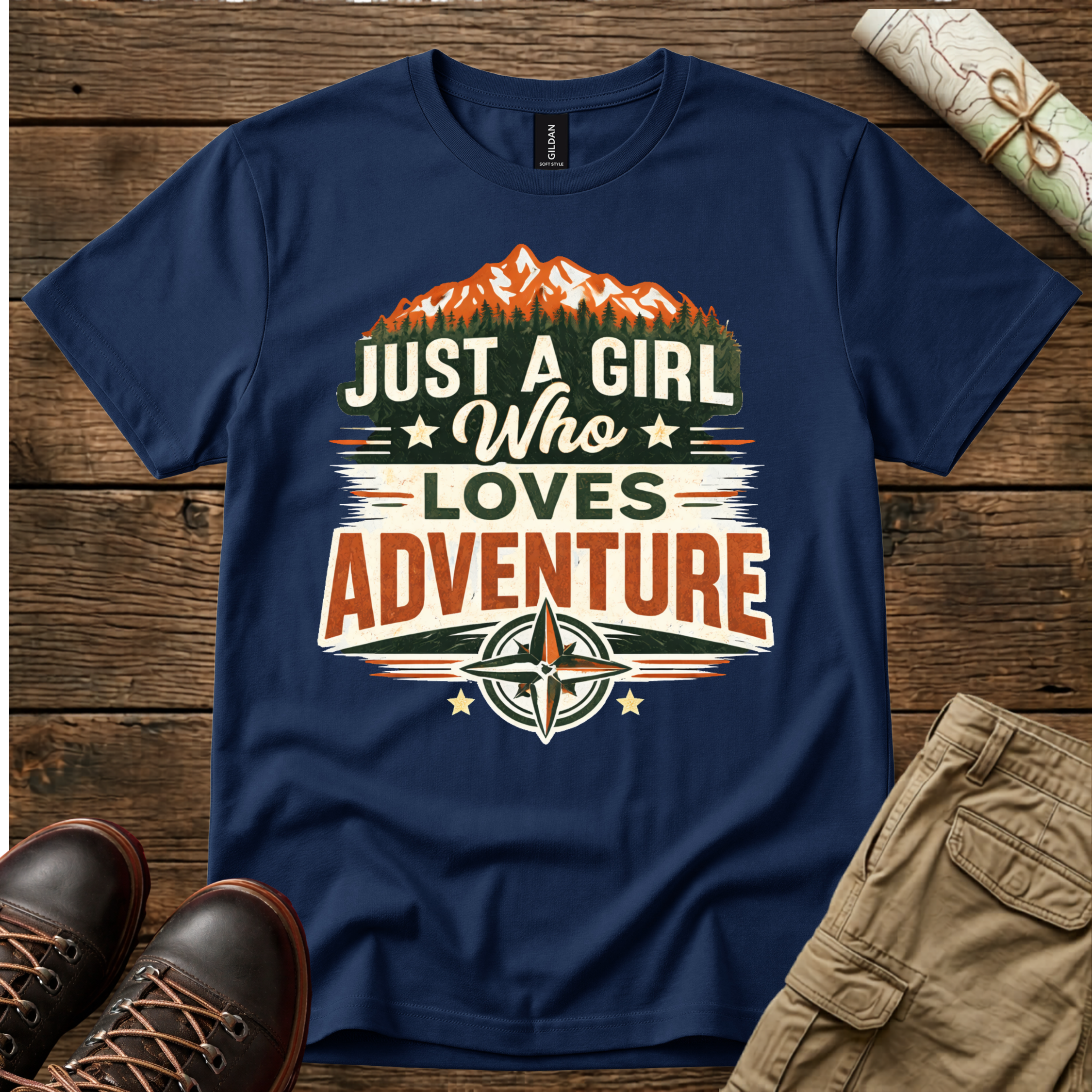 Just A Girl Who Loves Adventure T-Shirt
