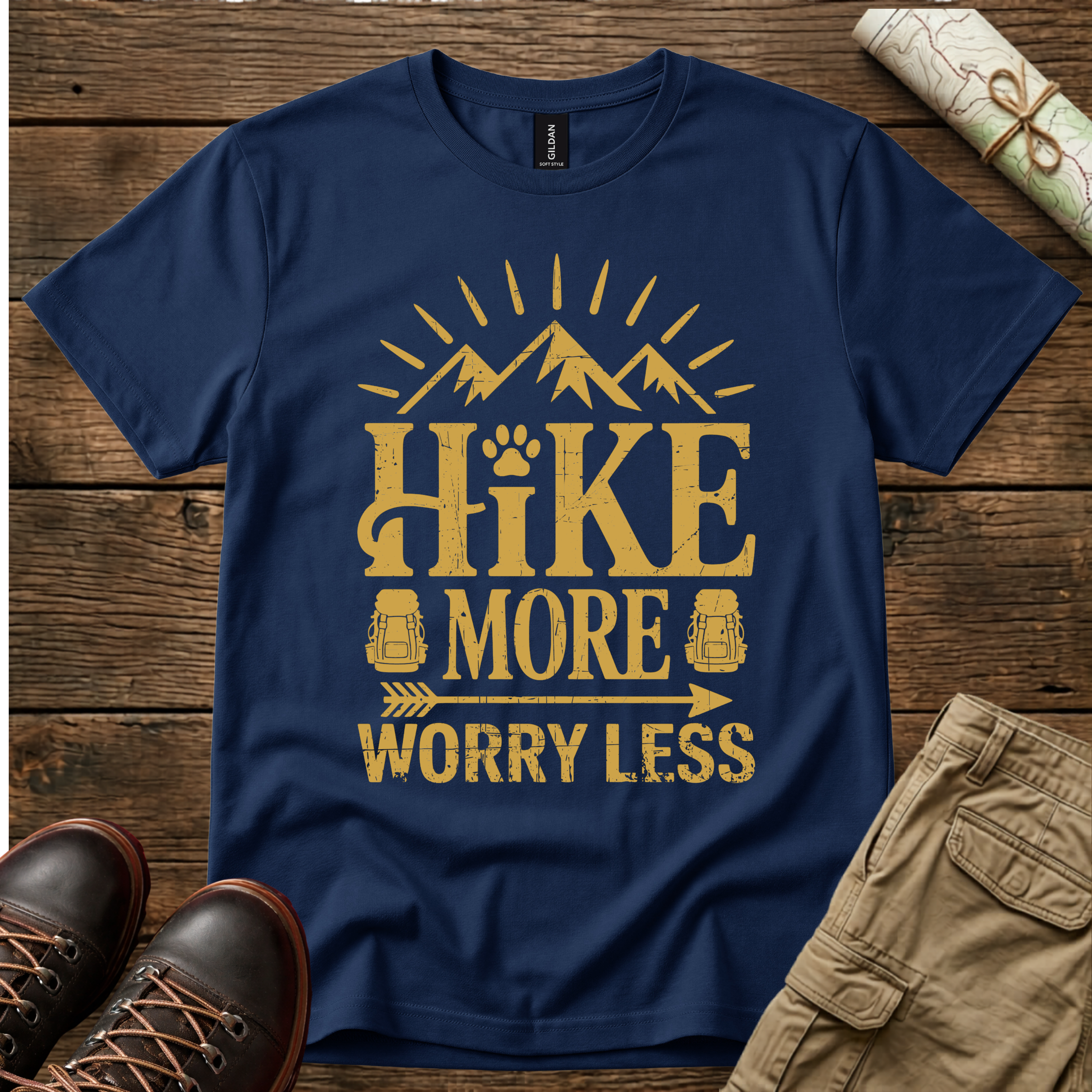 Hike More Worry Less T-Shirt