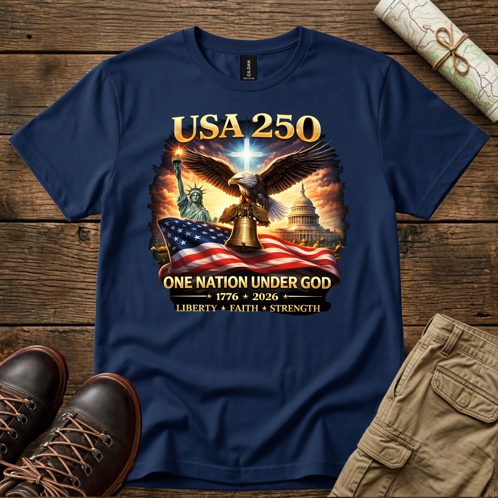 USA 250 Patriotic T-Shirt