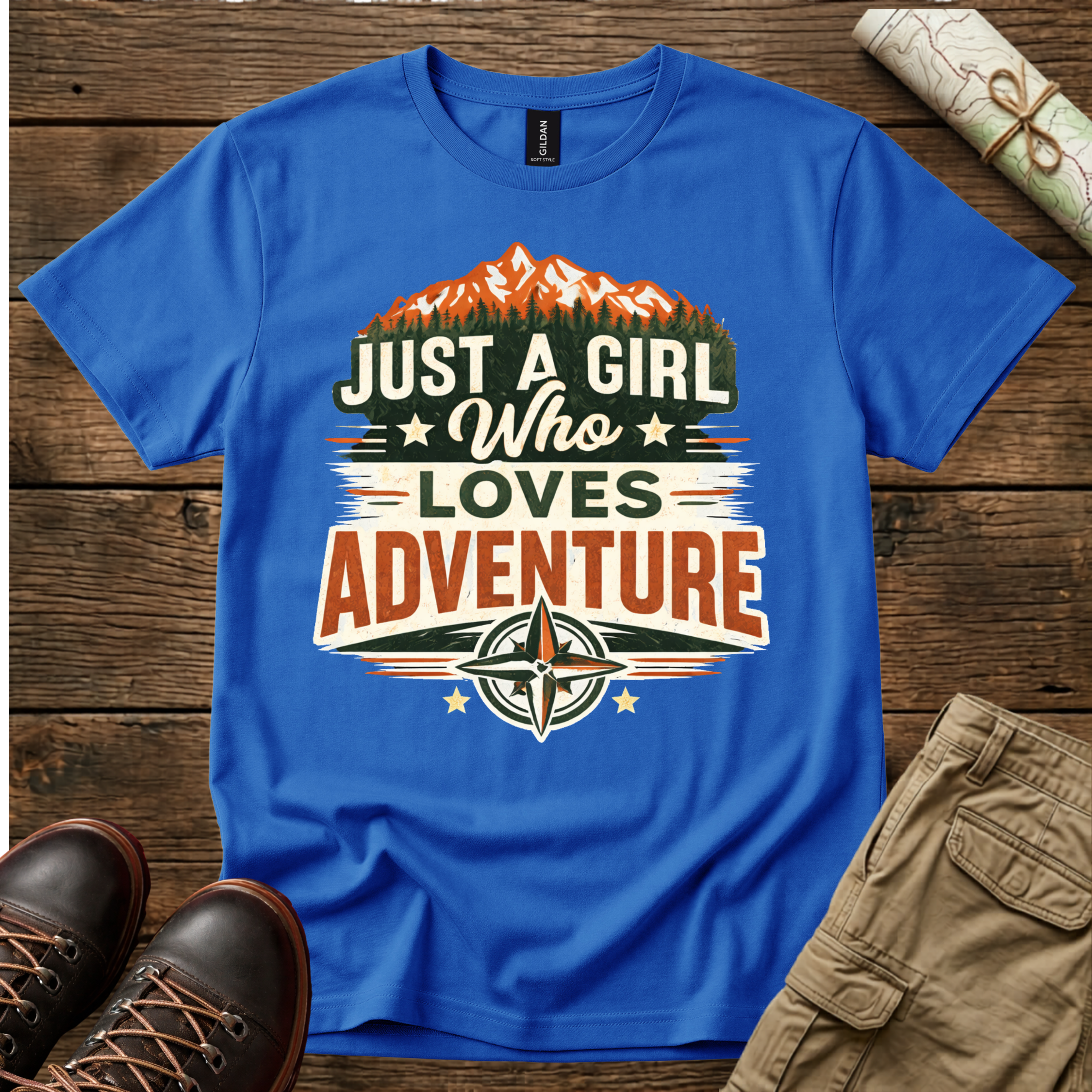 Just A Girl Who Loves Adventure T-Shirt