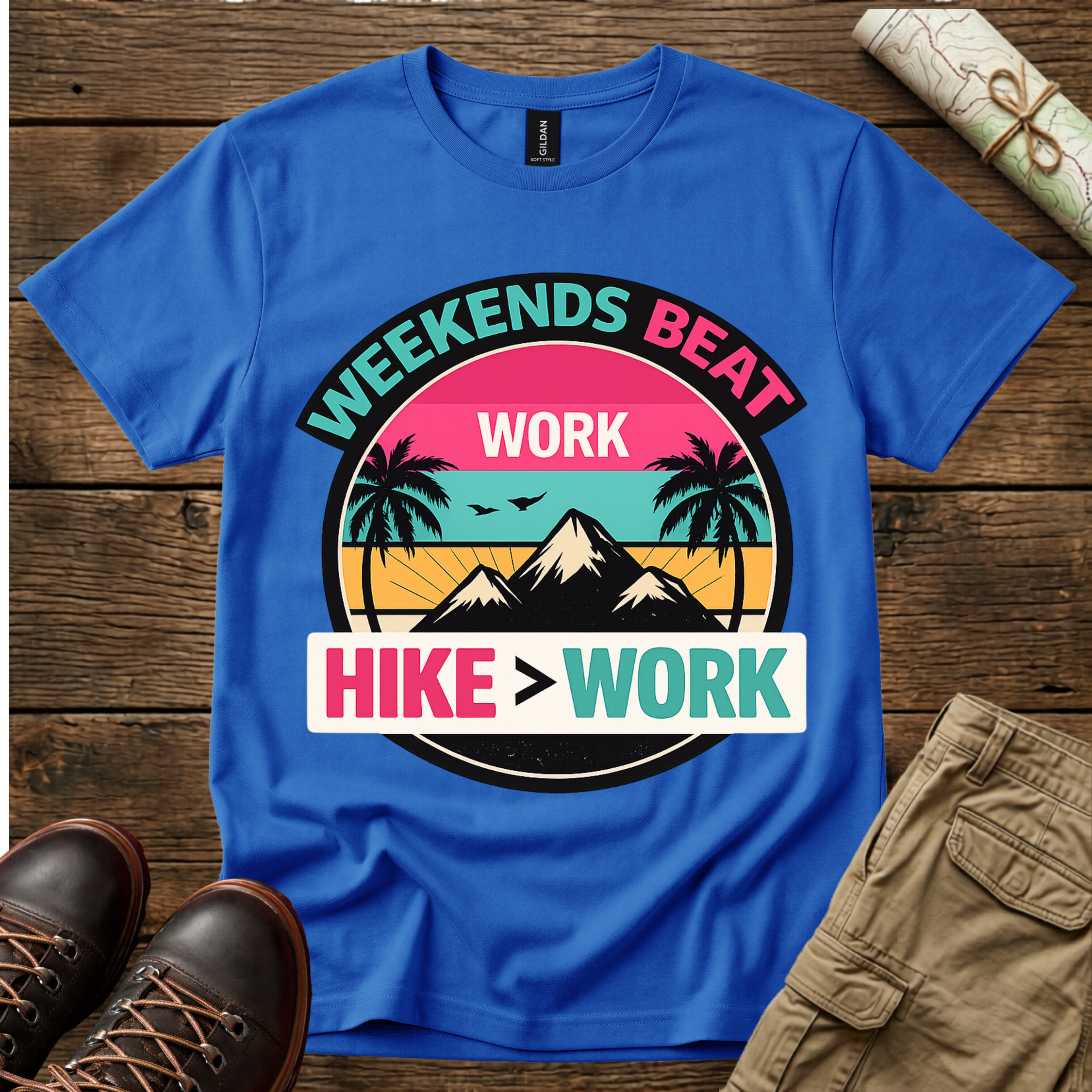 Weekends Beat Work T-Shirt