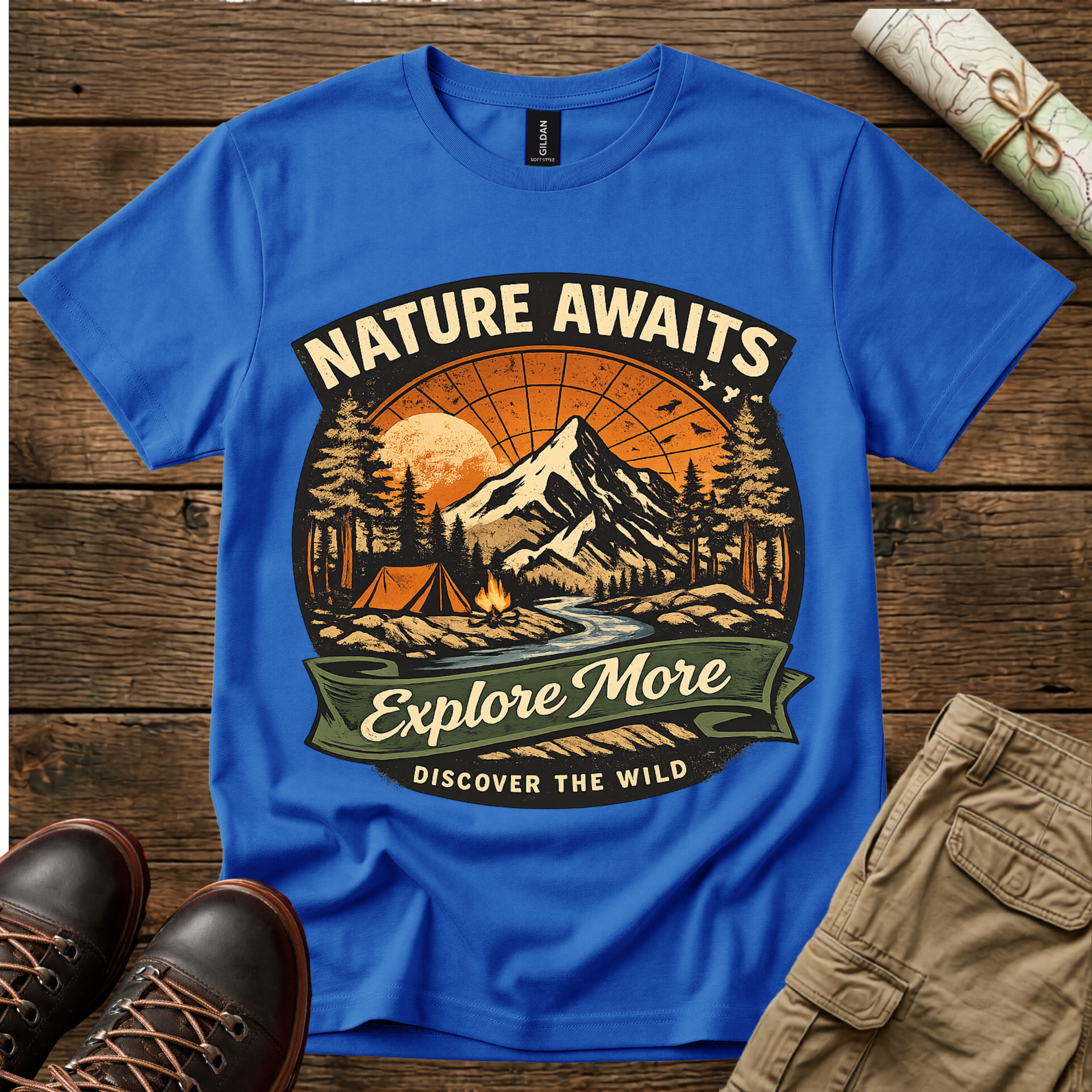 Nature Awaits Explore More T-Shirt