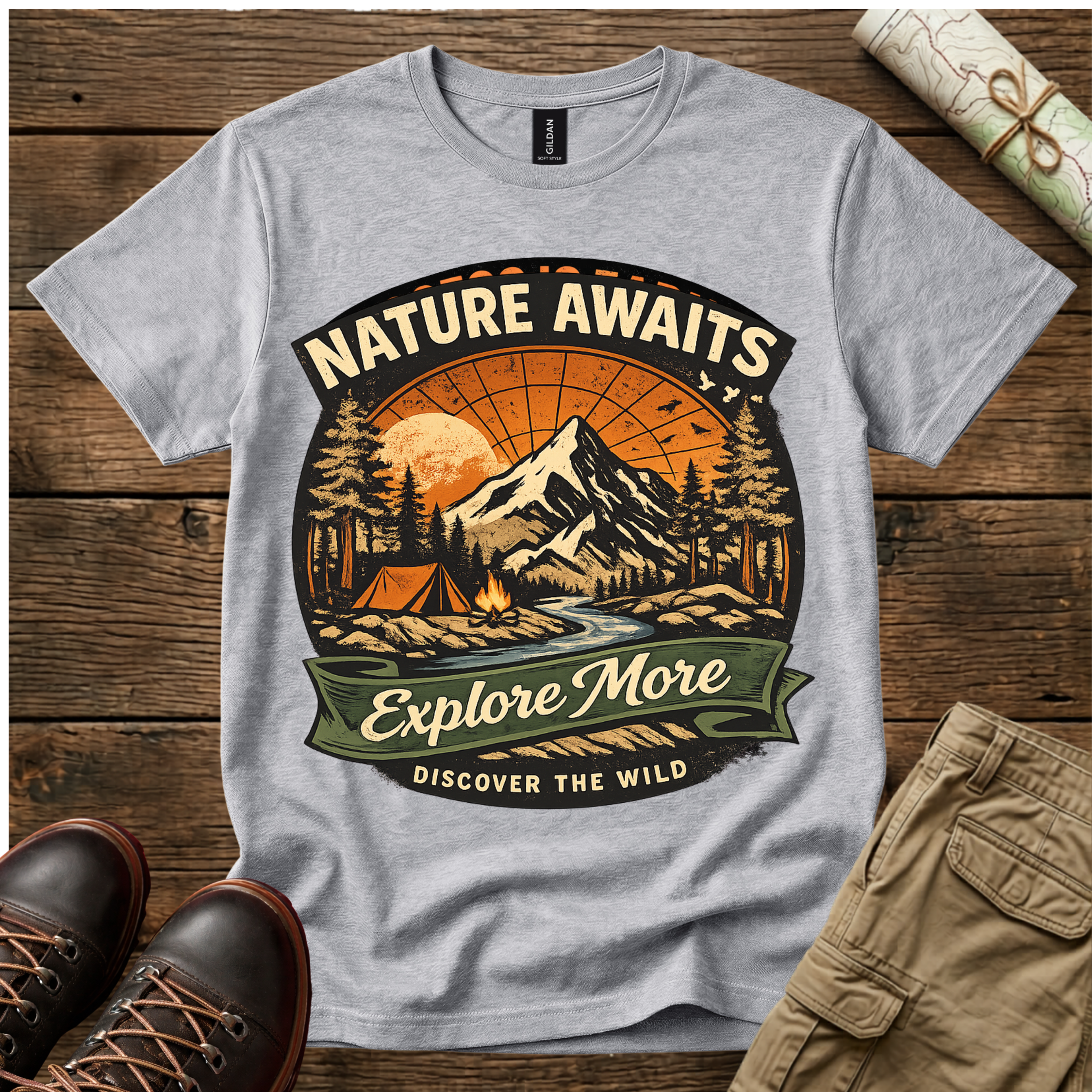 Nature Awaits Explore More T-Shirt