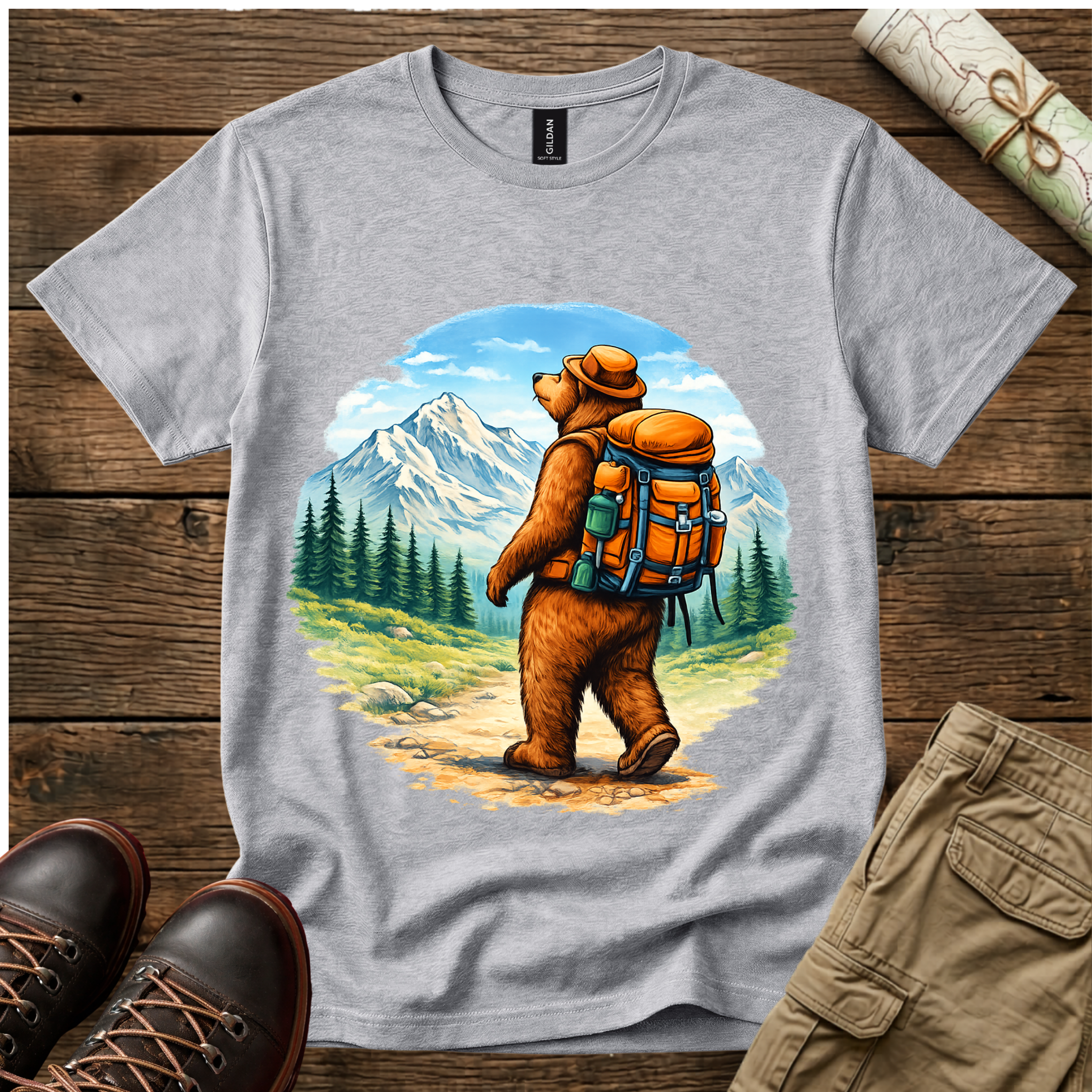 Bear Hiker T-Shirt