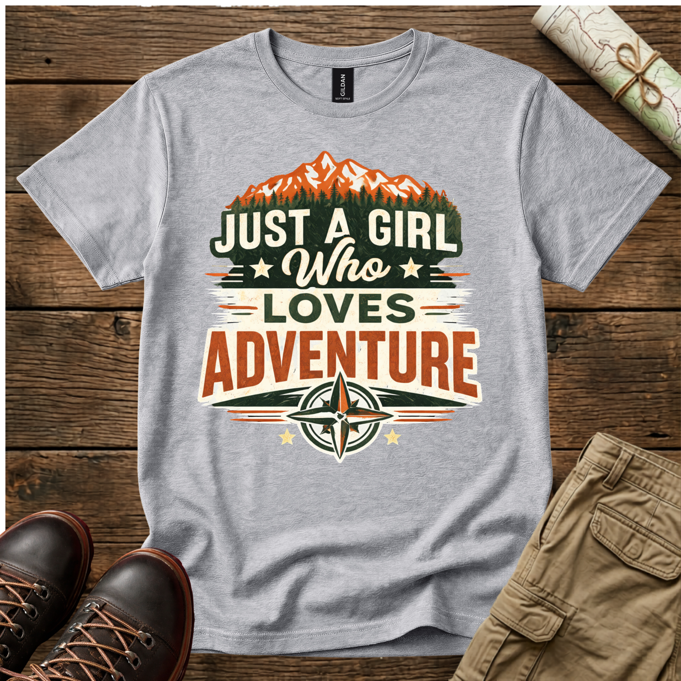 Just A Girl Who Loves Adventure T-Shirt