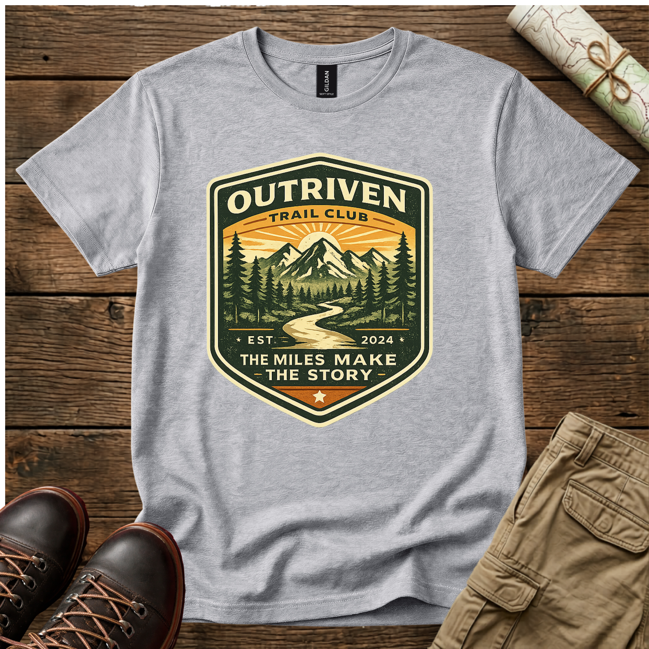 Outriven Explorer Badge T-Shirt