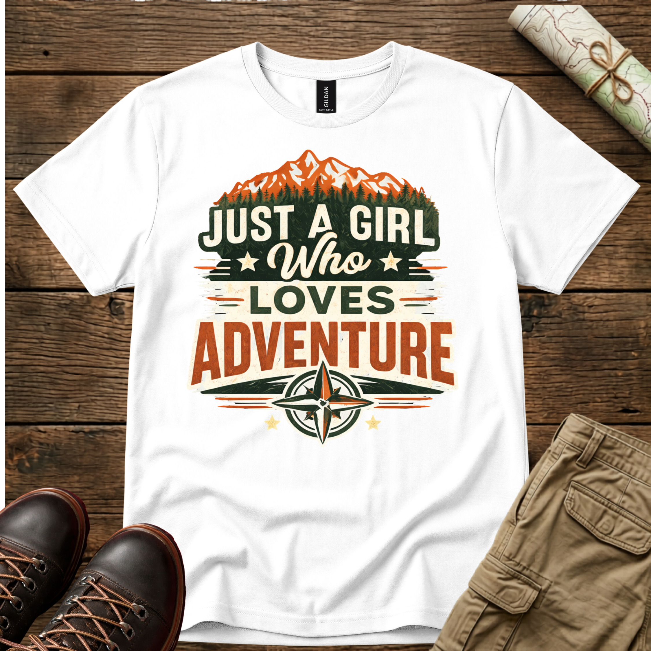 Just A Girl Who Loves Adventure T-Shirt